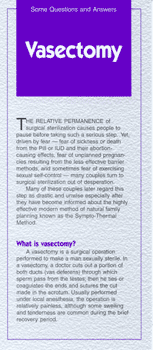 Vasectomy: Some Questions and Answers