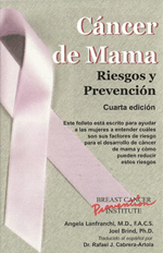 Una guia para prevenir dos de las principales causas del cáncer de seno hoy en d­ía: el aborto y el uso de los anticonceptivos hormonales. Este librito es una guía de prevención del cáncer de seno completo, una herramienta vital para la salud de cada mujer.